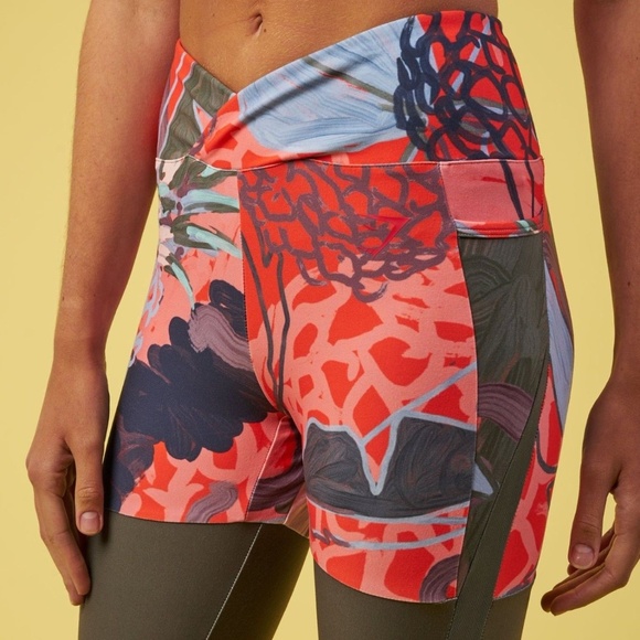 Gymshark Pants - Gymshark Nikki B. Pineapple Print Leggings, Medium